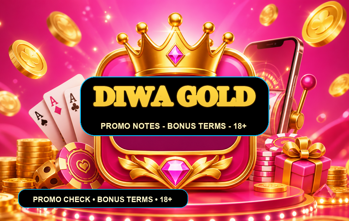 Pink and gold Diwa Game promo app artwork